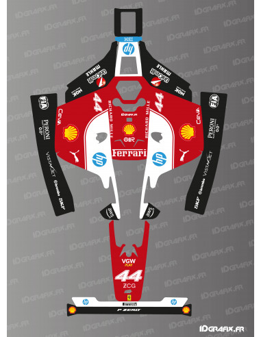 Sticker F1 Scuderia 2026 Edition (Hamilton) - Mammotion LUBA 2 mowing robot - Idgrafix