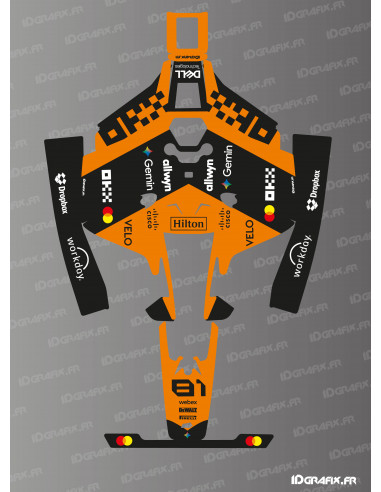 Aufkleber MC Laren F1 2026 Edition (Piastri) - Mammotion LUBA 2 Mähroboter - Idgrafix