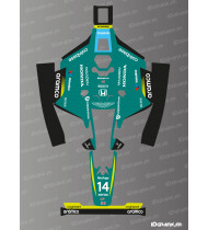 F1 Aston Martin 2026 Edition Aufkleber – Mammotion LUBA 2 Mähroboter – Idgrafix