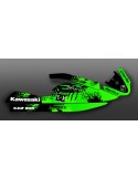 Kit decoration Splash green for Kawasaki SXR 800