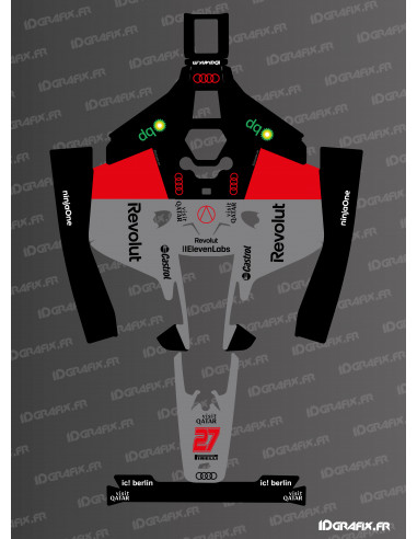 Adhesiu Audi F1 Edició 2026 - Tallagespa robòtica Mammotion LUBA 2 - Idgrafix