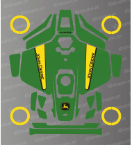 Aufkleber John Deere Edition - Mammotion LUBA 3 Mähroboter - Idgrafix