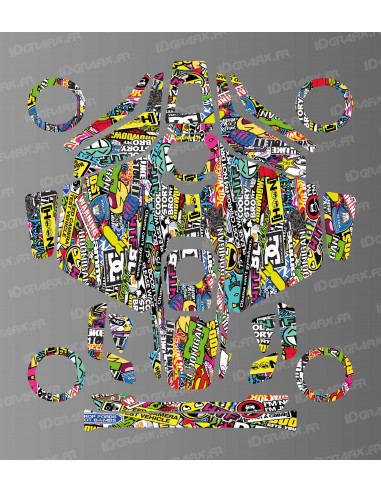 Sticker Bomb Edition - Robot de tonte Mammotion LUBA 3 -  Idgrafix