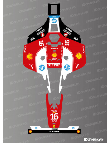 Sticker Scuderia F1 2026 Edition (Leclerc) - Robot de tonte Mammotion LUBA 2 X -  Idgrafix