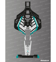 Adesivo Mercedes F1 Edizione 2026 (Antonelli) - Robot tagliaerba Mammotion LUBA 2 X - Idgrafix