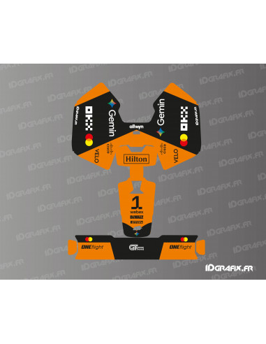 Adhesiu McLaren F1 Edició 2026 (Norris) - Tallagespa robòtica Mammotion LUBA Mini - Mini 2 - Idgrafix