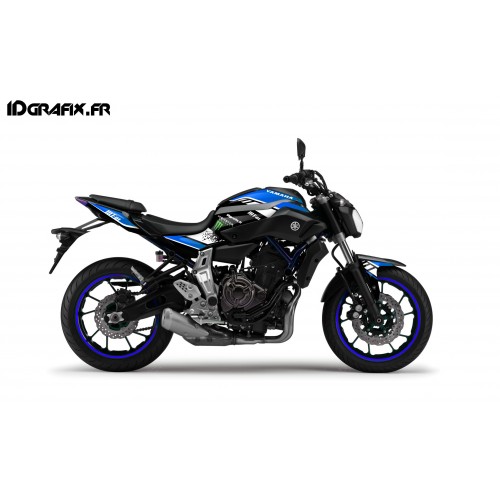 Kit decoración GP Serie Azul - IDgrafix - Yamaha MT-07 -idgrafix