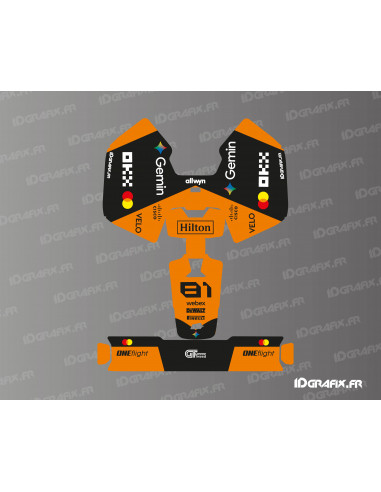 Aufkleber MC Laren F1 2026 Edition (Piastri) - Mammotion LUBA Mini Mähroboter - Mini 2 - Idgrafix