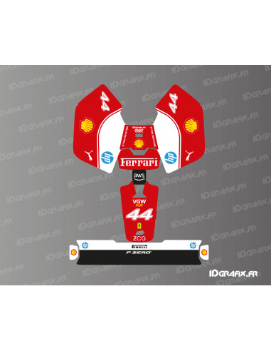 Adhesiu Scuderia F1 Edició 2026 (Hamilton) - Robot de tall Mammotion LUBA Mini - Mini 2 - Idgrafix