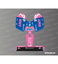 Adesivo Alpine F1 Edizione 2026 - Robot tagliaerba Mammotion LUBA Mini - Mini 2 - Idgrafix