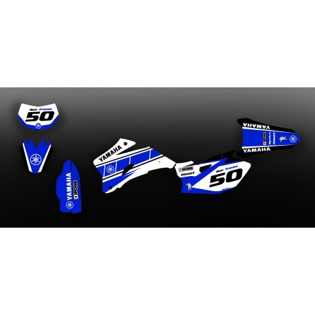 Kit décoration Vintage series Bleu - IDgrafix - Yamaha WR 250-450 -idgrafix