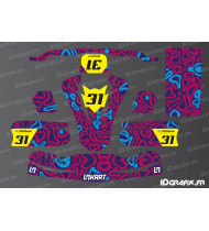 Kit déco Norris Racing Edition (Rose) pour Karting TonyKart - OTK M11 -  Idgrafix