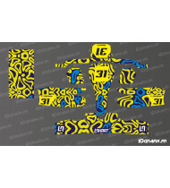 Norris Racing Edition graphics kit (yellow) for Sodi KG 506 kart - Idgrafix