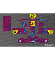 Norris Racing Edition (Pink) graphics kit for Sodi KG 506 kart - Idgrafix
