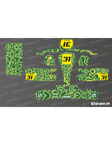 Kit déco Norris Racing Edition (Vert) pour Karting Sodi KG 506 -  Idgrafix