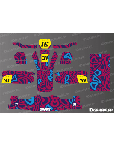 Kit de gráficos para karting Norris Racing Edition (rosa) - KG 509 - Idgrafix