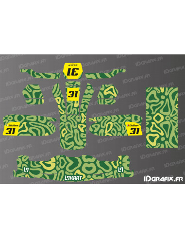 Kit gràfic Norris Racing Edition (Verd) per a karting - KG 509 - Idgrafix