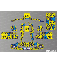 Kit de gráficos Norris Racing Edition (amarillo) para TonyKart - OTK M7 - M10 - Idgrafix