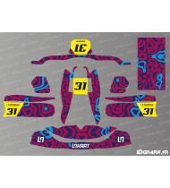 Kit déco Norris Racing Edition (Rose) pour Karting TonyKart - OTK M7 - M10 -  Idgrafix