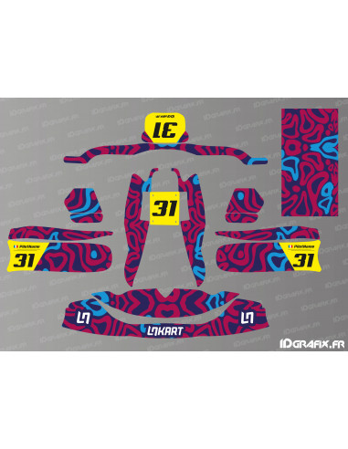 Kit gràfic Norris Racing Edition (Rosa) per a TonyKart - OTK M7 - M10 - Idgrafix