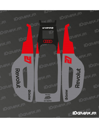 Pegatina Audi F1 Edición 2026 - Mini cortacésped robótico Mammotion YUKA - Idgrafix