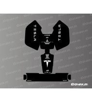 Tesla Edition Sticker (Black) - Mammotion LUBA Mini robotic lawnmower - Mini 2 - Idgrafix