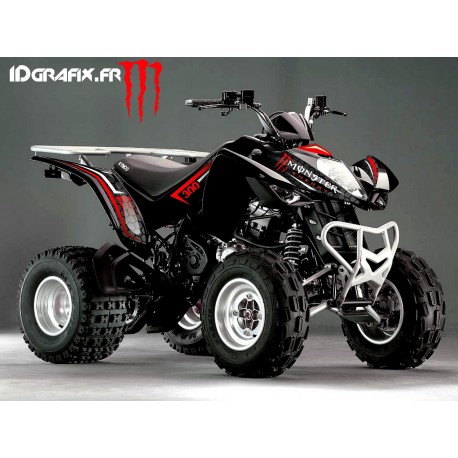 Kit Déco Personnalisé Monster Rouge - Kymco 300 Maxxer