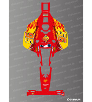 Adhesiu Edició Flash McQueen - Tallagespa robòtica Mammotion LUBA 2 X - Idgrafix