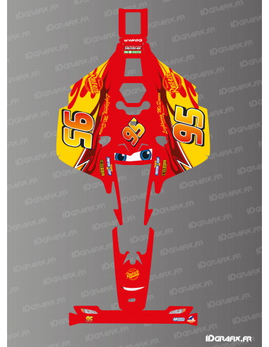Flash McQueen Edition Aufkleber – Mammotion LUBA 2 x Mähroboter – Idgrafix