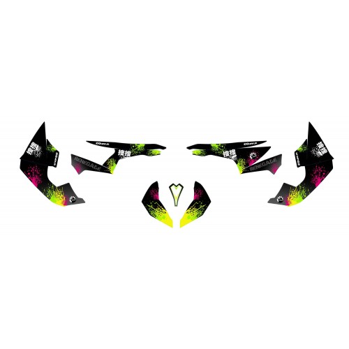 Kit decoration Yellow Splash Series - IDgrafix - Can Am Renegade - SOSO - IDgrafix