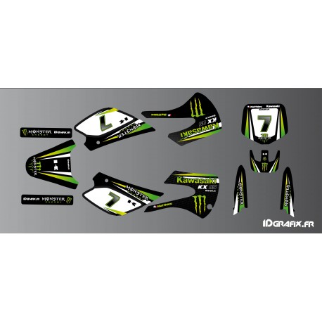 - Deko-Kit-Kawasaki-Racing für Kawasaki KX 65 / KX 85