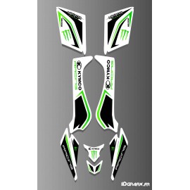 Kit de decoración de Kymco Racing White - IDgrafix - Kymco 50 Y 90 Maxxer (2015-)