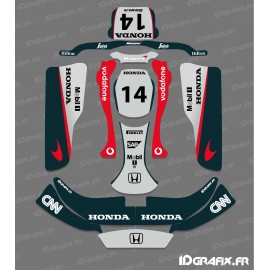 - Deko-Kit F1-serie von Mac Laren für Kart CRG Rotax 125