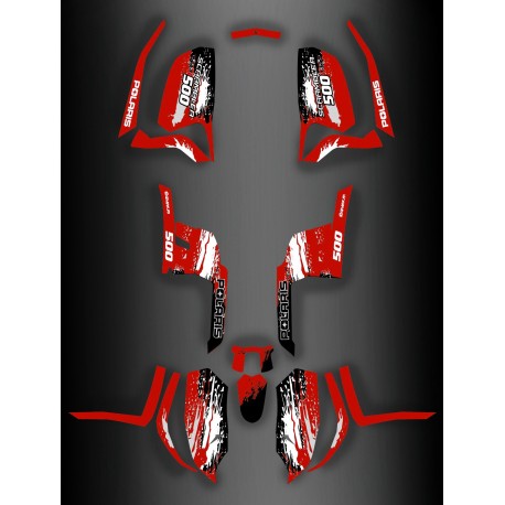 Kit décoration Red Limited Series - IDgrafix - Polaris 500 Sportsman