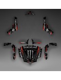 Kit décoration Monster Edition (Black/Red) - Idgrafix - CF Moto ZForce