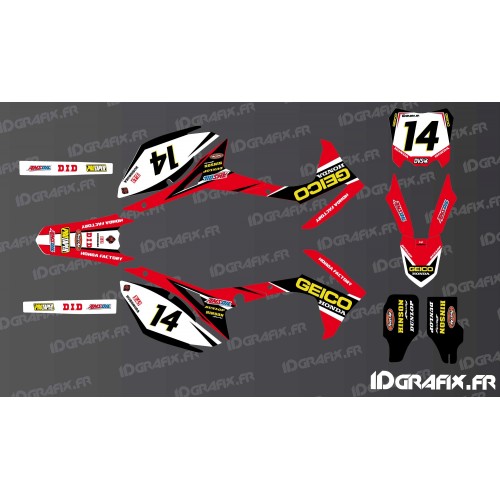Kit decoration Honda Geico Replica - Honda CR/CRF 125-250-450 - IDgrafix