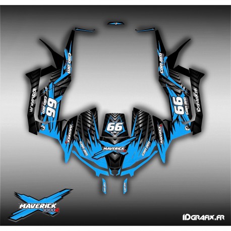 Kit de decoración de Ultimate Azul 2016 - Idgrafix - Can Am 1000 Maverick