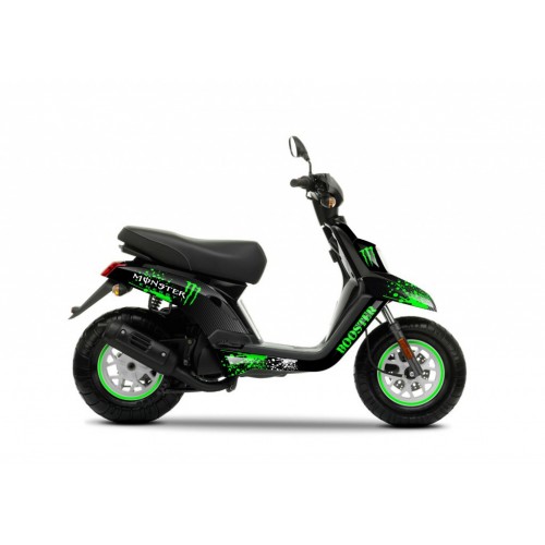 Kit decoration 100% Custom Monster Green - IDgrafix - MBK Booster - IDgrafix