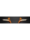 Kit déco Arrière RZR800 (Orange Ed) - IDgrafix - Polaris RZR 800