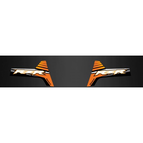 Kit déco Arrière RZR800 (Orange Ed) - IDgrafix - Polaris RZR 800 -idgrafix