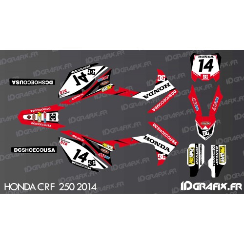 Kit décoration Honda DC Edition - Honda CR/CRF 125-250-450 -idgrafix