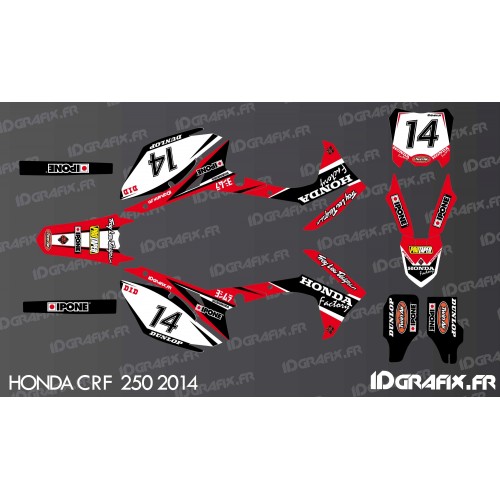 Kit decoration Honda Factory Edition - Honda CR/CRF 125-250-450 - IDgrafix