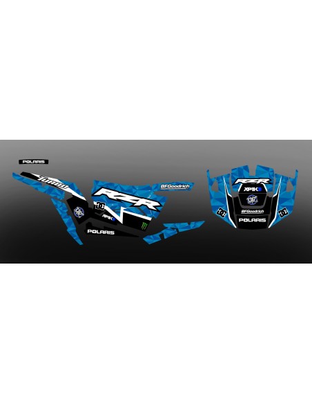 Kit decoration XP1K3 Edition (Blue)- IDgrafix - Polaris RZR 1000 Turbo