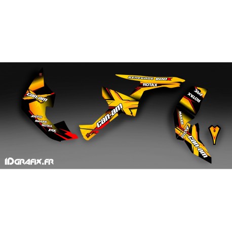 Kit decorazione X Giallo Serie Completa - IDgrafix - Can Am Renegade 800