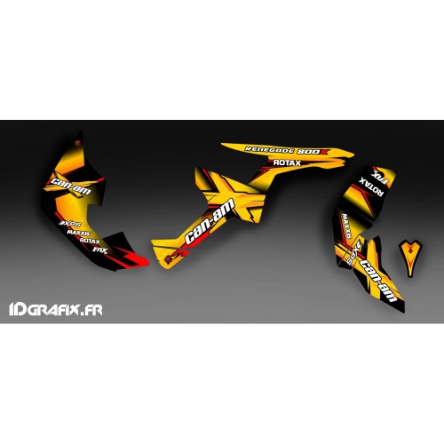 Kit decoration X Yellow Series Full - IDgrafix - Can Am Renegade 800 - IDgrafix