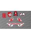 Kit decoration Red DC Shoes, Light - IDgrafix - Yamaha 50 Piwi