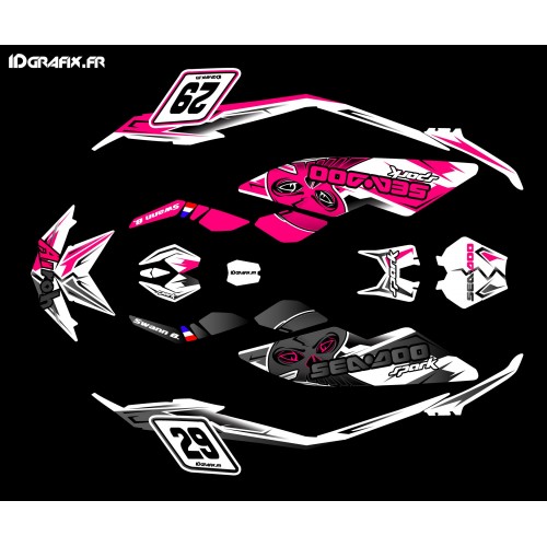 Kit dekor Full Spark Airoh für Seadoo Spark -idgrafix