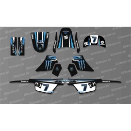 Kit décoration Monster Bleu Full - IDgrafix - Yamaha 50 Piwi