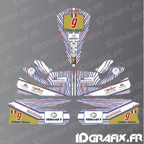 Kit deco 100% Custom for Karting Tony Kart M4
