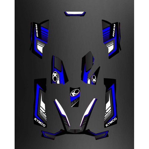 Kit Deco Limitado Azul - Kymco 550 / 700 MXU -idgrafix